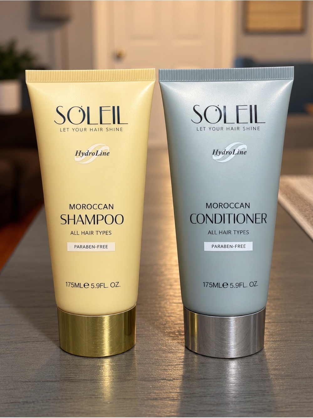 Soleil Moroccan Shampoo & Conditioner (Paraben-Free)